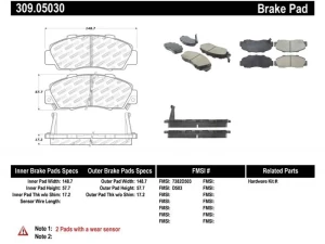 StopTech Brake Rotor, Front, Silver, 2003-2007 Honda Accord, 309.0503 - 309.05030 - Image 2
