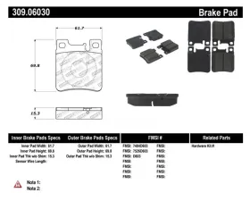 StopTech Brake Rotor, Front, Silver, Ford Mustang 2015-2023, 309.0603