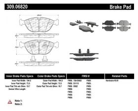StopTech Performance Brake Rotor, Front, Black, Ford Mustang 2015-2023, 309.0682