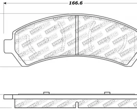 StopTech Brake Pads - Front, Performance, Red, Ford Mustang 2015-2023, 309.0726