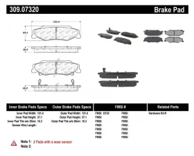 StopTech Brake Rotor, Front, Silver, for Ford Mustang 2015-2020, 309.0732