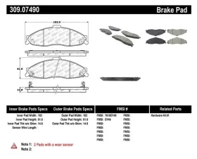 StopTech Brake Rotor, Front, Silver, for Ford Mustang 2015-2023, 309.0749