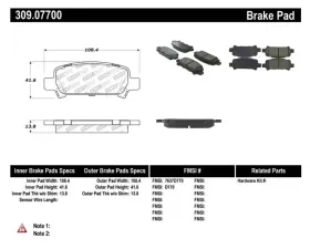 StopTech Brake Rotor, Front, Silver, Compatible with Ford Mustang 2015-2023, 309.077