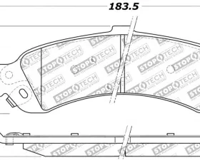 StopTech Brake Rotor - Front, Slotted, Black, BMW 3 Series 2006-2013, 309.0834
