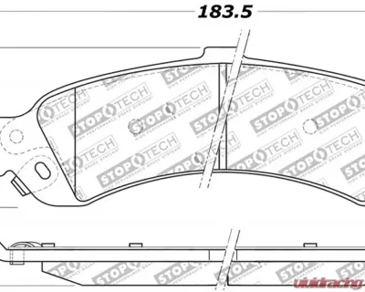 StopTech Brake Rotor - Front, Slotted, Black, BMW 3 Series 2006-2013, 309.0834 - 309.08340