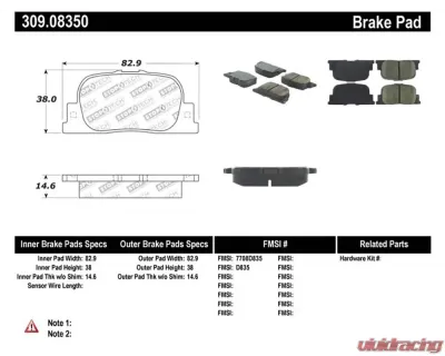 StopTech Brake Rotor, Front, Silver, for Honda Civic 2006-2011, 309.0835 - 309.08350