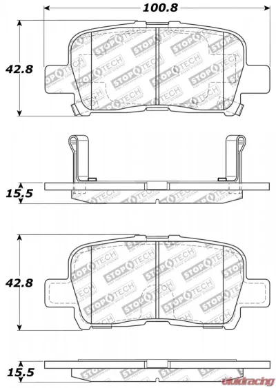 StopTech Brake Rotor, Front, Black, for Honda Civic 2006-2011, 309.0865 - 309.08650
