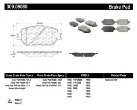 StopTech Performance Brake Rotor, Front, Silver, for Ford Mustang 2015-2023, 309.0908