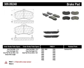 StopTech Brake Rotor, Vented, Front, Silver, Ford Mustang 2015-2023, 309.0924