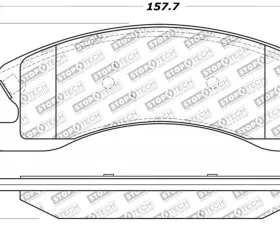 StopTech Brake Rotor, Front, Silver, for Ford Mustang 2015-2023, 309.0945
