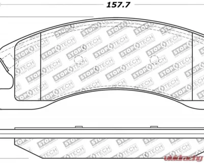 StopTech Brake Rotor, Front, Silver, for Ford Mustang 2015-2023, 309.0945 - 309.09450