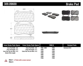 StopTech Brake Rotor, Front, Silver, Ford Mustang 2015-2020, 309.096
