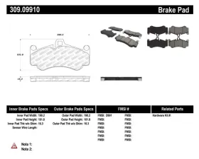 StopTech Brake Rotor, Front, Silver, Ford Mustang 2015-2023, 309.0991