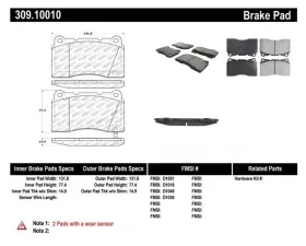 StopTech Brake Rotor, Front, Silver, for Ford Mustang 2015-2021, 309.1001
