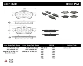 StopTech Brake Rotors - Front, Slotted, Black, Honda Civic 2006-2011, 309.106