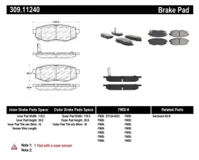 StopTech Brake Rotor, Front, Solid, Silver, for Ford Mustang 2015-2023, 309.1124