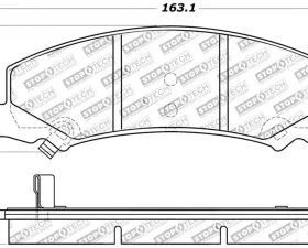 StopTech Performance Brake Pads for Ford Mustang 2015-2023, 309.1159