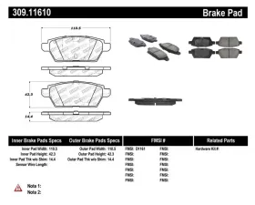 StopTech Performance Brake Rotor - Front, Silver, Ford Mustang 2005-2014, 309.1161