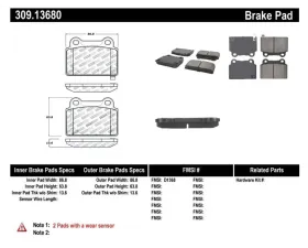StopTech Brake Rotor Set - Front, Black, BMW 3 Series 2007-2013, 309.1368