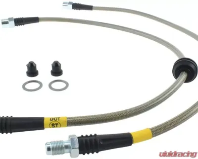 StopTech Stainless Steel Brake Line Kit Mini Front for Mini Cooper 2002-2006, Clear 950.34017 - 950.34017