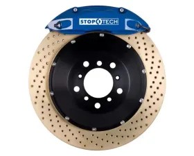 StopTech Big Brake Kit - Blue Caliper, Drilled Zinc Rotor, Front VW 83.886.4300.24