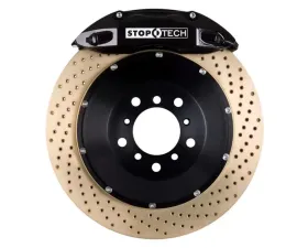 StopTech Big Brake Kit, Black Caliper, Drilled Rotor, Front VW 83.886.4300.54