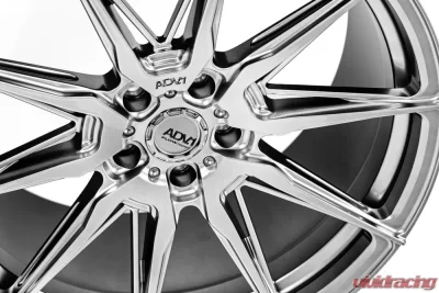 ADV1 ADV5.0 Deep Concave Wheel 19x10 5x112 52mm Platinum Black Wheel - V22190044P52