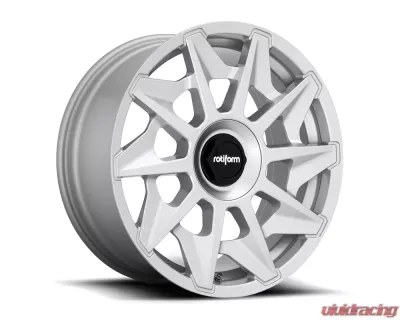 Rotiform CVT Cast Monoblock Wheel 19x8.5 5x100 | 5x112 45mm Gloss Silver - R124198514+45
