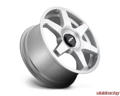 Rotiform SIX Cast Monoblock Wheel 18x8.5 5x100 | 5x112 45mm Gloss Silver - R114188514+45
