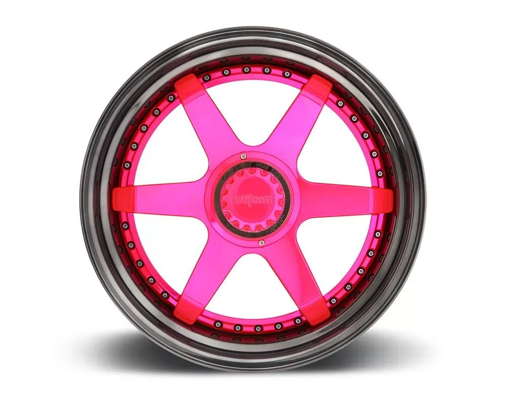 Rotiform SIX 3-Piece Forged Flat/Convex Center Wheels - SIX-3PCFORGED-FLAT
