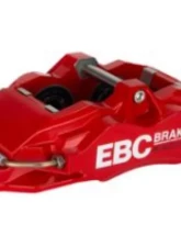 EBC Brakes Front Left Side Red Apollo Series Brake Calipers BMW | Fiat | Honda | Mazda 1992-2022                                     - BC4102RED-L - Image 2