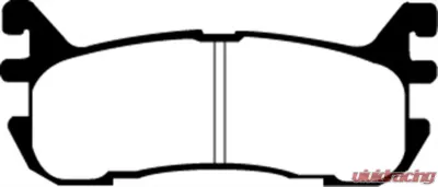 EBC Brakes Greenstuff Street sport Rear Disc Brake Pad Set FMSI D636 Rear - DP21003