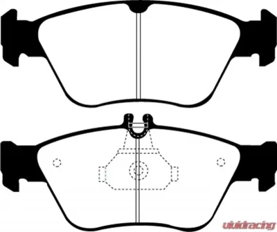 EBC Brakes Greenstuff Street sport Front Disc Brake Pad Set FMSI D710 Mercedes-Benz Front - DP21055