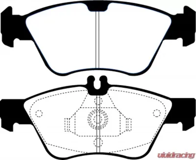 EBC Brakes Greenstuff Street sport Front Disc Brake Pad Set FMSI D853 Front - DP21075