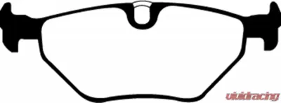 EBC Brakes Greenstuff Street sport Rear Disc Brake Pad Set FMSI D1239 BMW Rear - DP21091