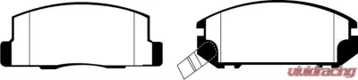 EBC Brakes Greenstuff Street sport Rear Disc Brake Pad Set FMSI D528 Toyota Rear - DP21107