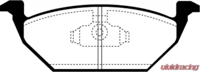 EBC Brakes Greenstuff Street sport Front Disc Brake Pad Set FMSI D768 Volkswagen Beetle Front 1998-1999 - DP21117