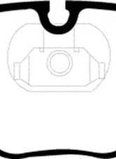 EBC Brakes Greenstuff Street sport Rear Disc Brake Pad Set FMSI D683 BMW Rear                                     - DP21118 - Image 3