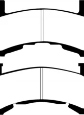 EBC Brakes Greenstuff Street sport Front Disc Brake Pad Set FMSI D154                                     - DP21146 - Image 3