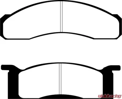 EBC Brakes Greenstuff Street sport Front Disc Brake Pad Set FMSI D034 Front - DP21158