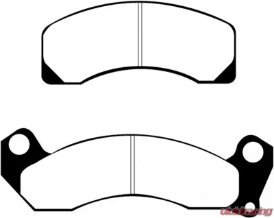EBC Brakes Greenstuff Street sport Front Disc Brake Pad Set FMSI D200 Front - DP21166