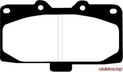EBC Brakes Greenstuff Street sport Front Disc Brake Pad Set FMSI D647 Nissan 300ZX Front 1989-1996 - DP21200