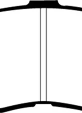 EBC Brakes Greenstuff Street sport Front Disc Brake Pad Set FMSI D619 Front                                     - DP21223 - Image 3