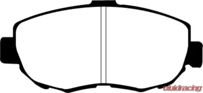 EBC Brakes Greenstuff Street sport Front Disc Brake Pad Set FMSI D619 Front - DP21223