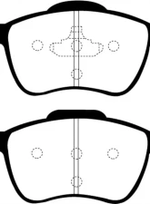 EBC Brakes Greenstuff Street sport Front Disc Brake Pad Set FMSI D794 Volvo Front                                     - DP21229 - Image 3