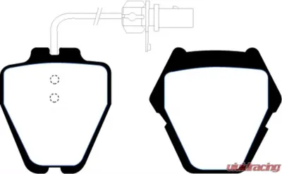 EBC Brakes Greenstuff Street sport Front Disc Brake Pad Set FMSI D839 Front - DP21348
