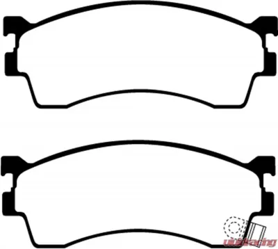 EBC Brakes Greenstuff Street sport Front Disc Brake Pad Set FMSI D893 Mazda Front 2.0L 4-Cyl - DP21409