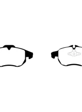 EBC Brakes Greenstuff Street sport Front Disc Brake Pad Set FMSI D972 Saab Front                                     - DP21414 - Image 3