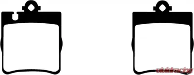 EBC Brakes Greenstuff Street sport Rear Disc Brake Pad Set FMSI D876 Mercedes-Benz Rear - DP21441