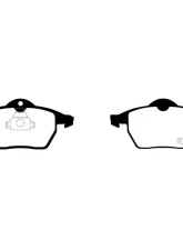 EBC Brakes Greenstuff Street sport Front Disc Brake Pad Set FMSI D819 Saab Front                                     - DP21443 - Image 3